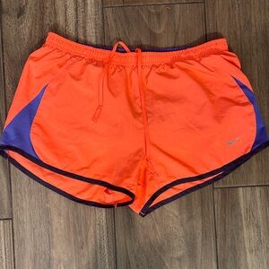 Nike Women's Bright Orange Athletic Shorts